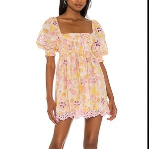 For Love and Lemons Claire Mini Dress